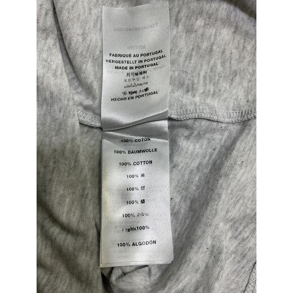 Sporty & Rich 'Crest' Grey Cotton Ringer Tee Size XS - NWT - Picture 5 of 5